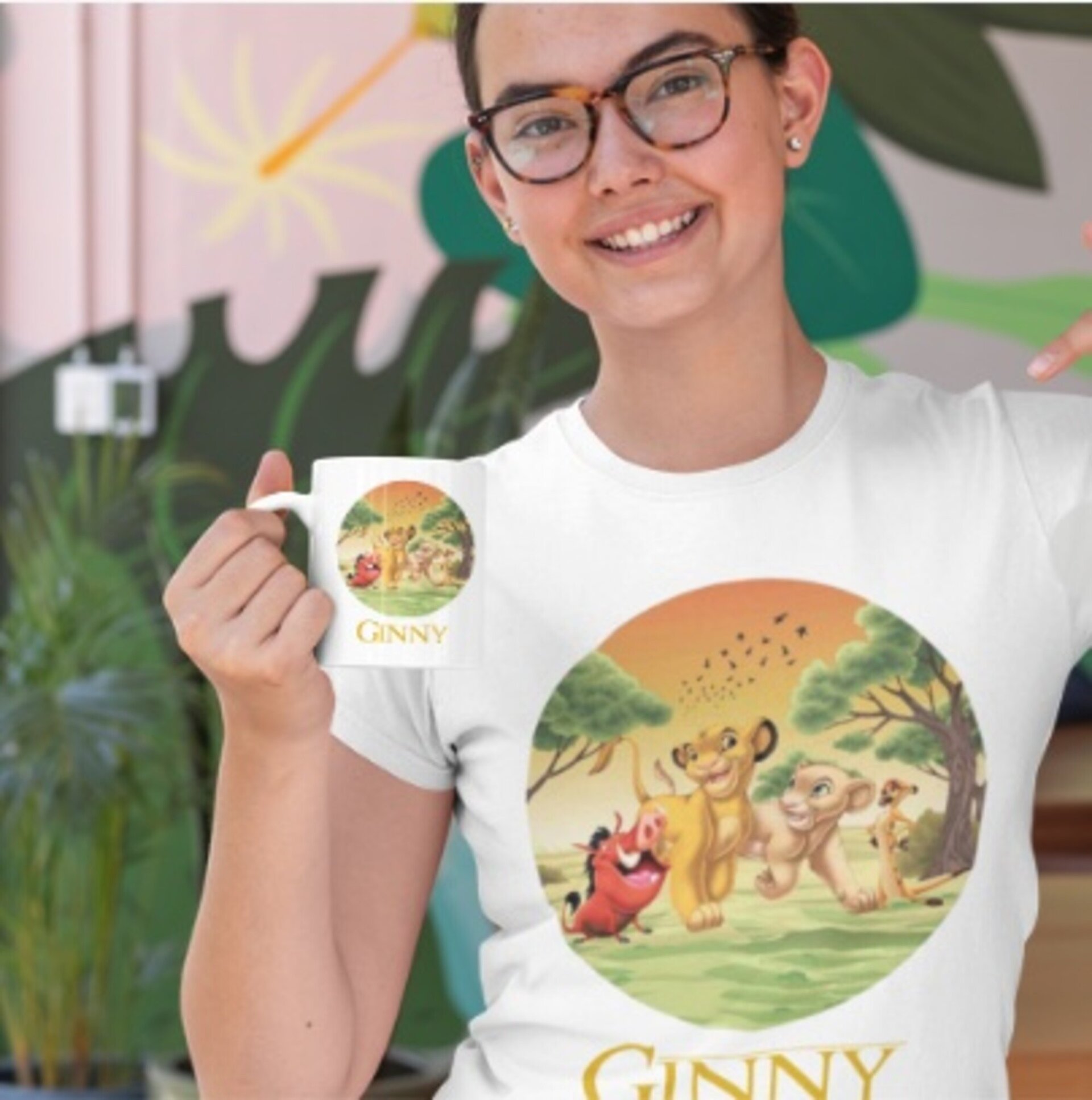 Camiseta rey león con nombre personaliza - Designed4you - 5