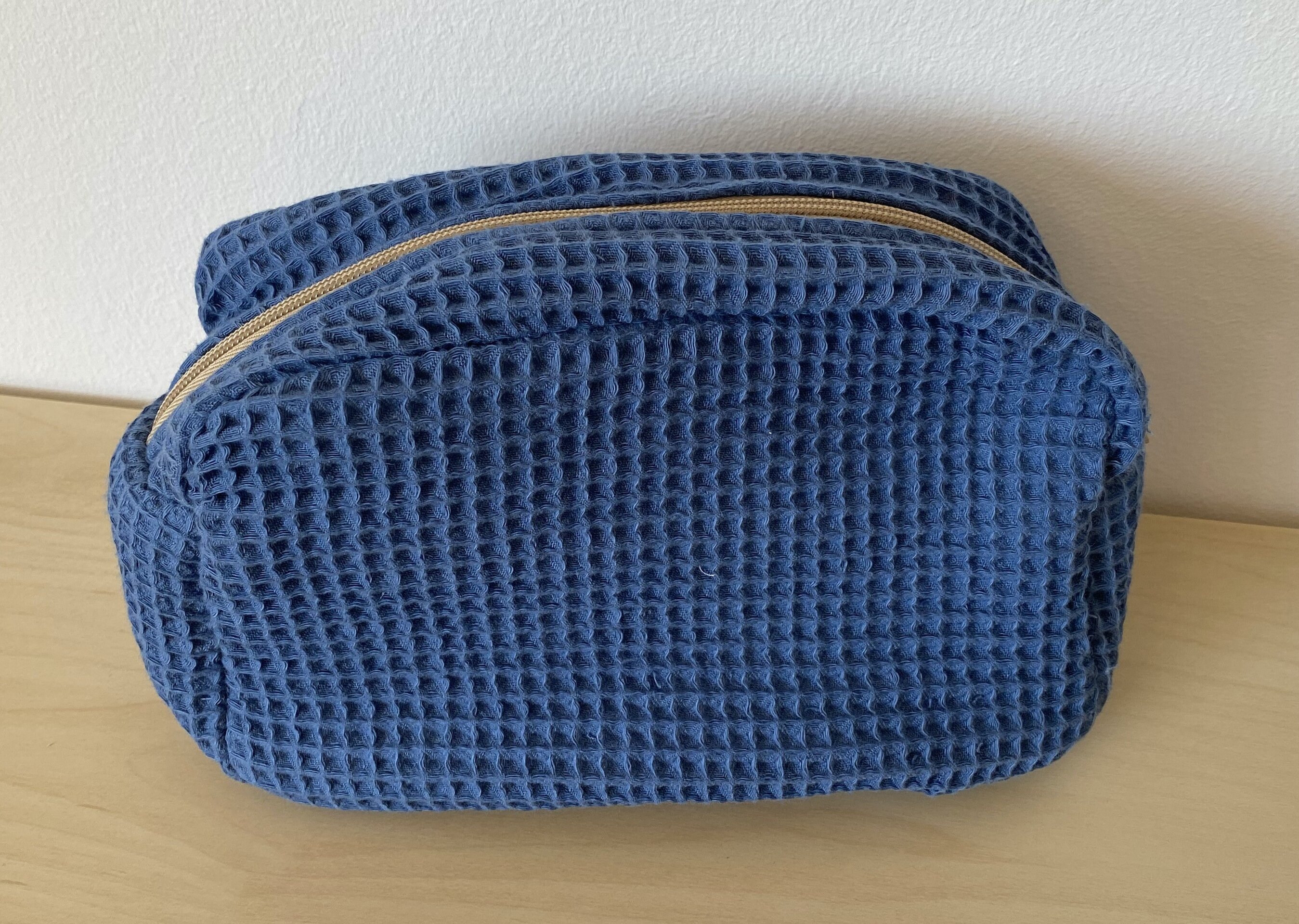 Neceser waffle azul - 1