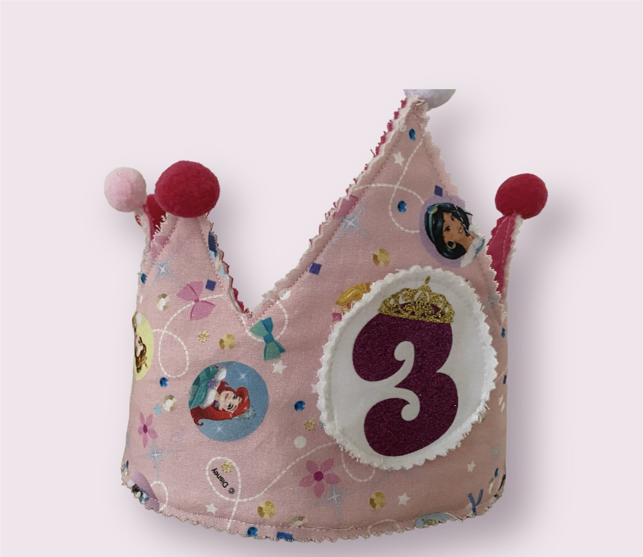 Corona cumpleaños princesas con número - Designed4you - 2