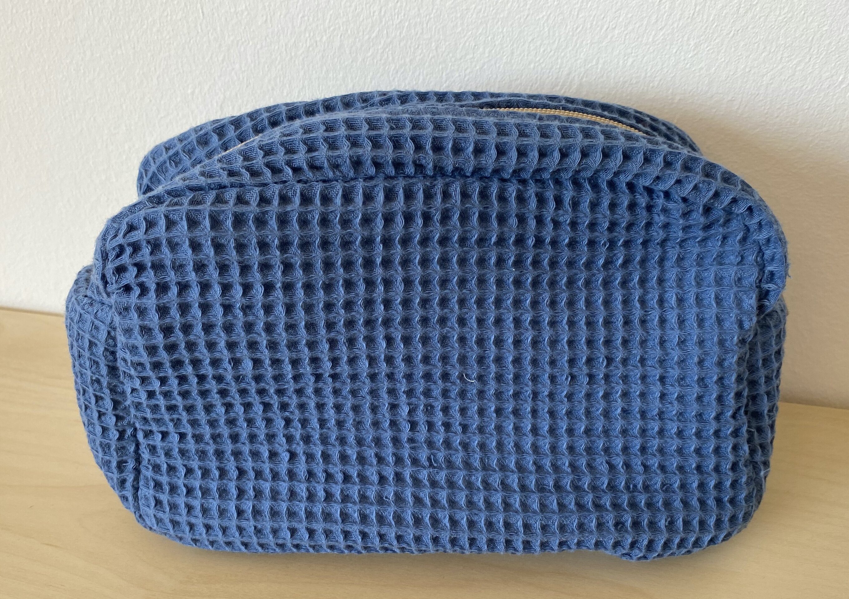 Neceser waffle azul - 2